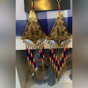 Beautiful llama dangle Fashion long earrings